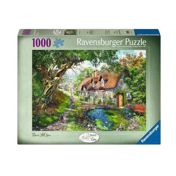 Afbeelding laden in galerijviewer, Ravensburger puzzel flower hill lane - legpuzzel - 1000 stukjes

