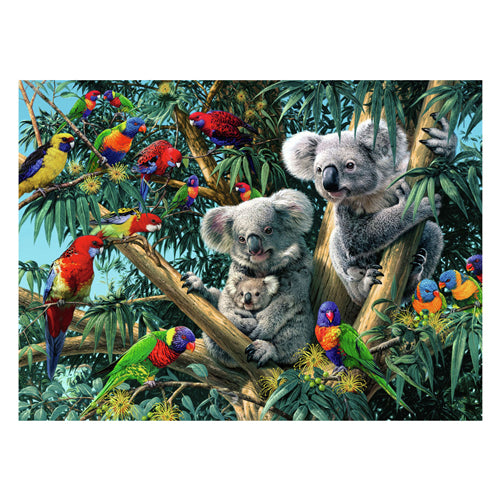 Afbeelding laden in galerijviewer, Ravensburger legpuzzel koalas in de boom, 500st.
