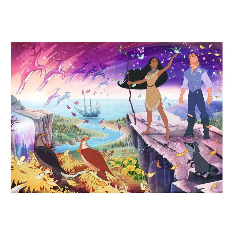 Afbeelding laden in galerijviewer, Ravensburger puzzel disney - pocahontas - 1000 stukjes legpuzzel.
