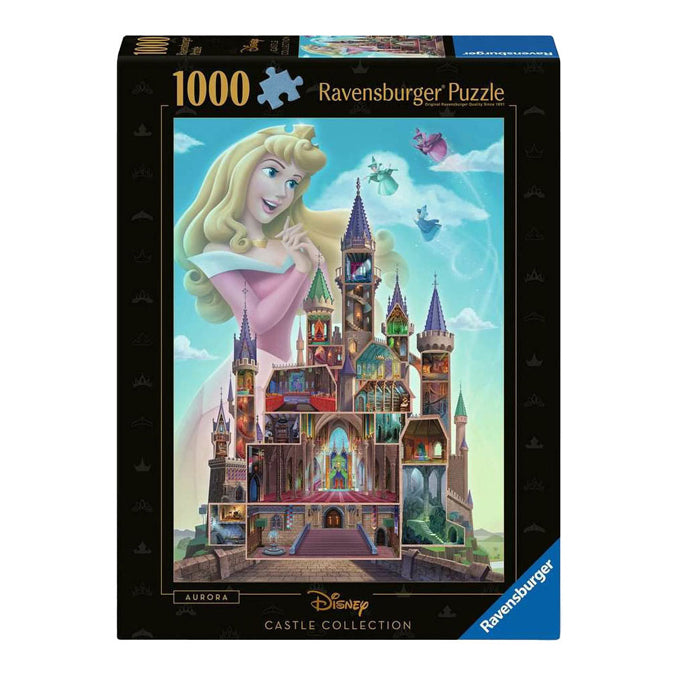 Afbeelding laden in galerijviewer, Ravensburger legpuzzel disney castles aurora, 1000st.
