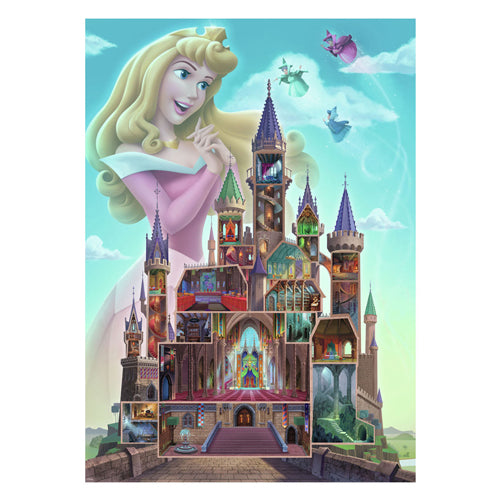 Afbeelding laden in galerijviewer, Ravensburger legpuzzel disney castles aurora, 1000st.
