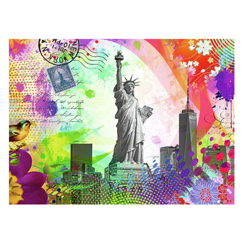 Afbeelding laden in galerijviewer, Ravensburger puzzel new york postcard - legpuzzel - 500 stukjes
