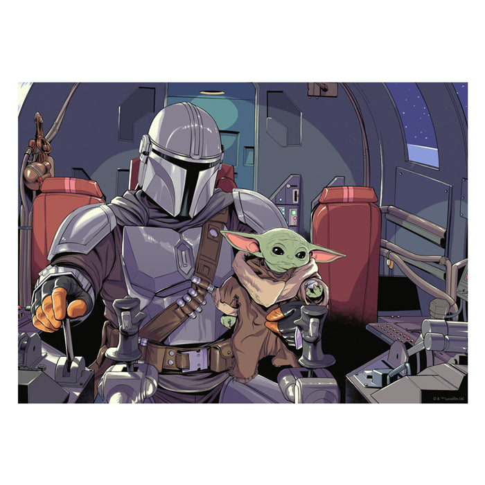 Afbeelding laden in galerijviewer, Ravensburger puzzel star wars the mandalorian - 1000 stukjes legpuzzel.
