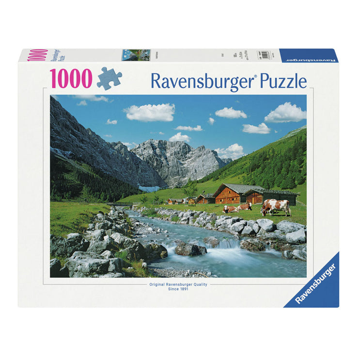 Afbeelding laden in galerijviewer, Ravensburger legpuzzel karwendelgebergte oostenrijk, 1000st.
