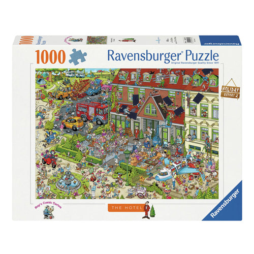 Afbeelding laden in galerijviewer, Ravensburger legpuzzel holiday resort 2: the hotel, 1000st.
