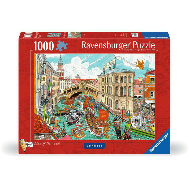 Afbeelding laden in galerijviewer, Ravensburger legpuzzel fleroux venetie, 1000st.
