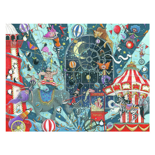 Ravensburger legpuzzel circus 1000 stukjes puzzel volwassenen kinderen.