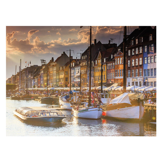 Afbeelding laden in galerijviewer, Ravensburger legpuzzel sonnenunt.in kopenhagen, 500st.
