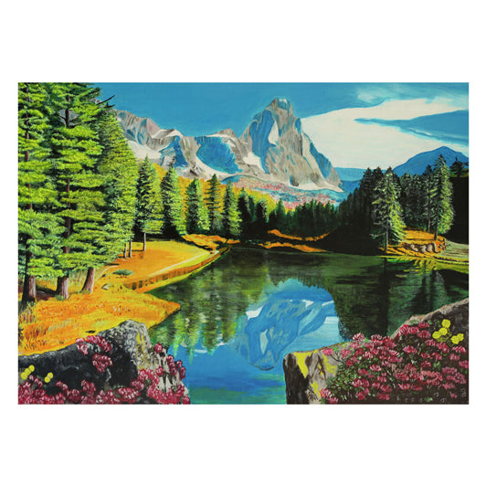 Afbeelding laden in galerijviewer, Ravensburger puzzel rocky mountain reflections - legpuzzel - 300 stukjes extra groot
