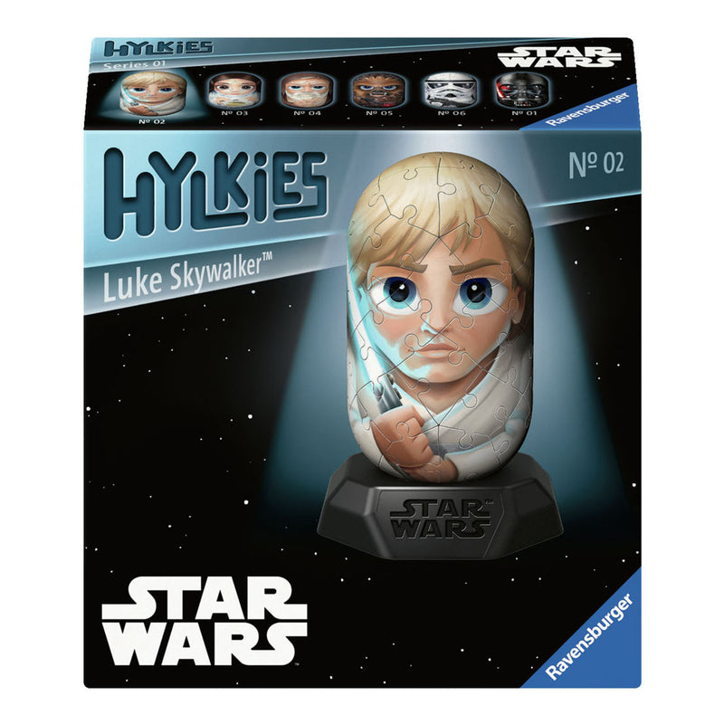 Afbeelding laden in galerijviewer, Ravensburger 3d puzzel hylkies star wars luke skywalker, 54st.

