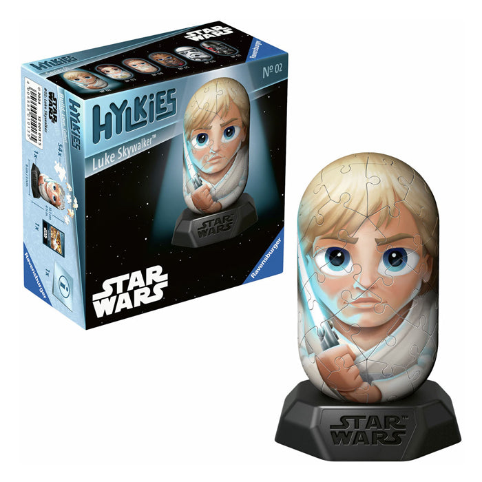 Afbeelding laden in galerijviewer, Ravensburger 3d puzzel hylkies star wars luke skywalker, 54st.

