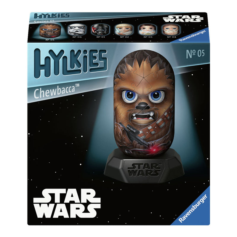 Afbeelding laden in galerijviewer, Ravensburger 3d puzzel hylkies star wars chewbacca, 54st.
