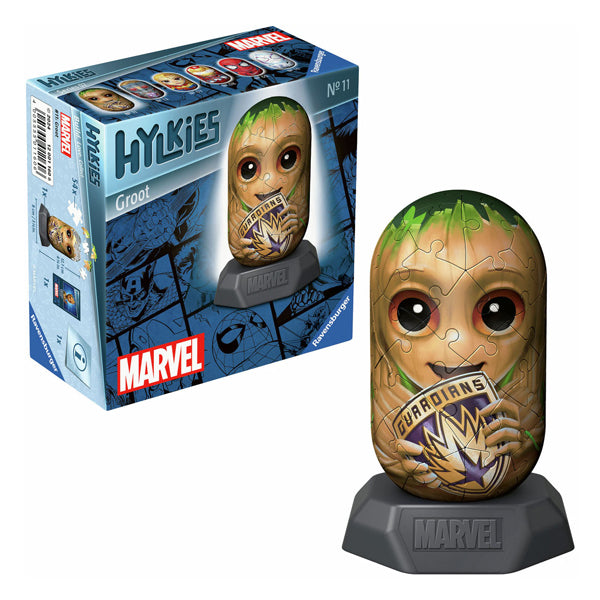 Afbeelding laden in galerijviewer, Ravensburger 3d puzzel hylkies marvel groot, 54st.

