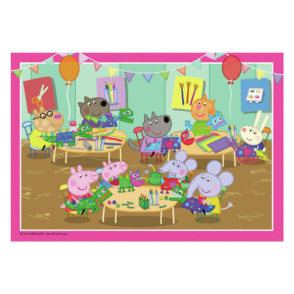 Afbeelding laden in galerijviewer, Ravensburger puzzel peppa pig 2x12pcs
