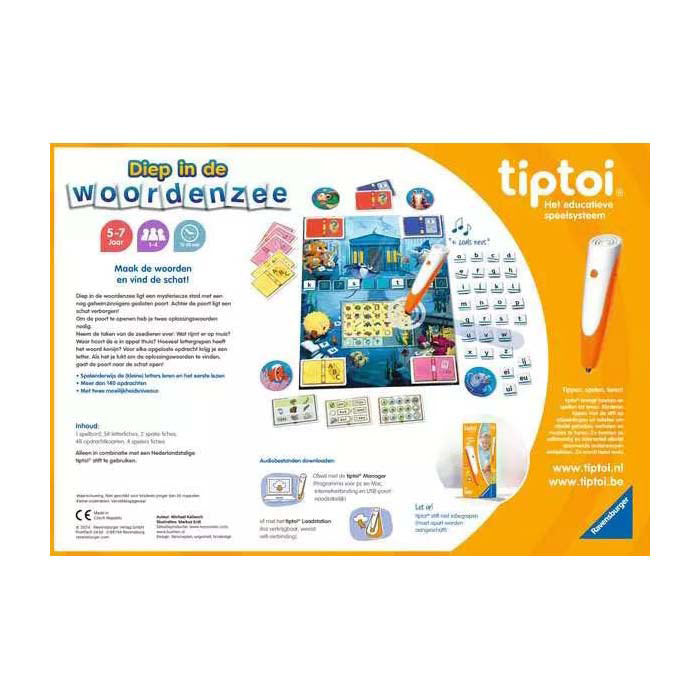 Afbeelding laden in galerijviewer, Tiptoi ® spel diep in de woordenzee
