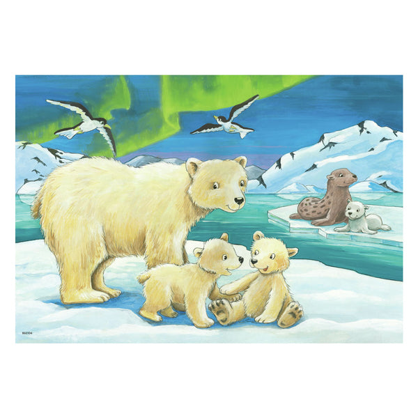 Afbeelding laden in galerijviewer, Ravensburger puzzel jonge dieren uit de hele wereld - 2 x 12 stukjes
