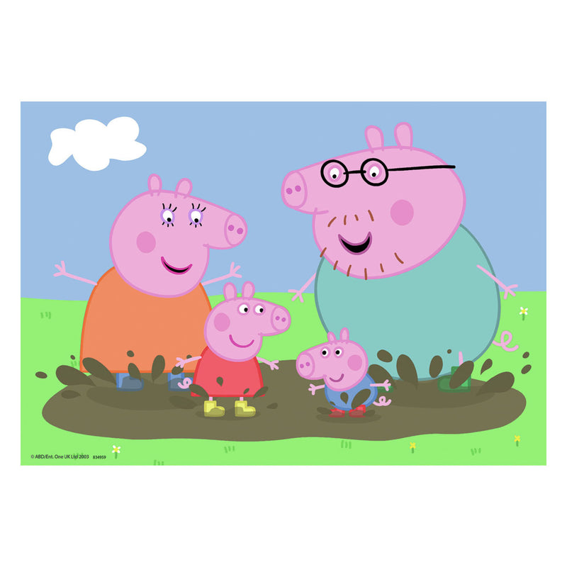 Afbeelding laden in galerijviewer, Ravensburger puzzel peppa pig - 2x24 stukjes - kinderpuzzel
