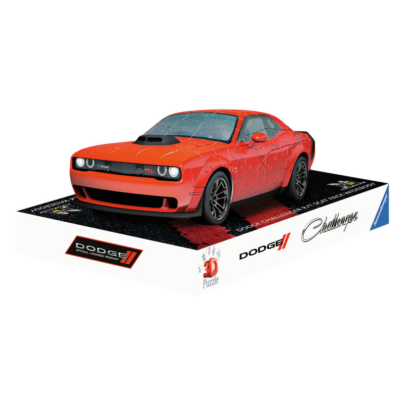 Afbeelding laden in galerijviewer, Ravensburger 3d puzzel dodge chall.r t scat pack, 108st.
