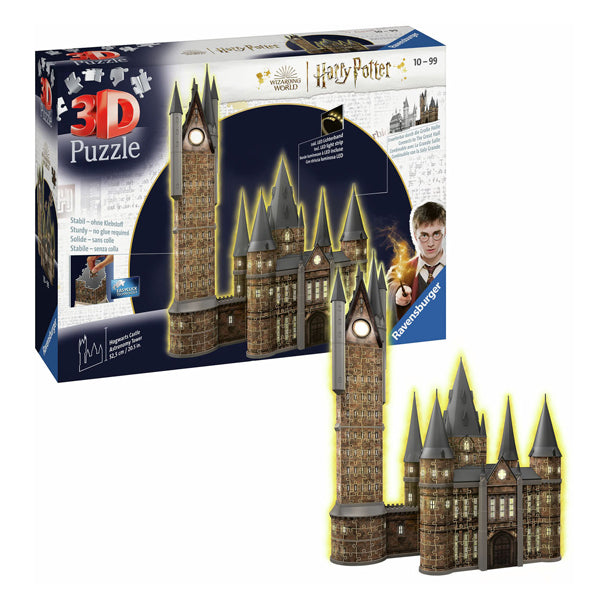 Afbeelding laden in galerijviewer, Ravensburger harry potter - hogwarts castle: astronomy tower night edition (626 pieces) 3d puzzel - multicolours
