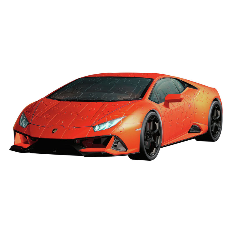 Afbeelding laden in galerijviewer, Ravensburger 3d puzzel lamborghini huracan evo arancio, 108st.
