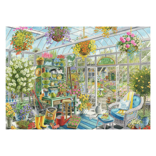 Afbeelding laden in galerijviewer, Ravensburger legpuzzel bloeiende tuinkas, 300st.
