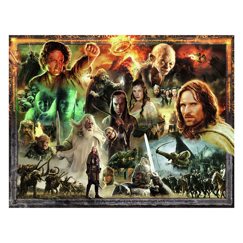 Afbeelding laden in galerijviewer, Ravensburger puzzel lord of the rings: return of the king - legpuzzel - 2000 stukjes
