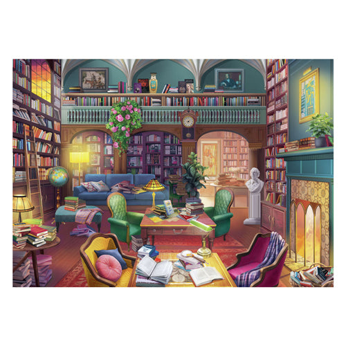 Afbeelding laden in galerijviewer, Ravensburger puzzel droombibliotheek - legpuzzel - 500 large format stukjes
