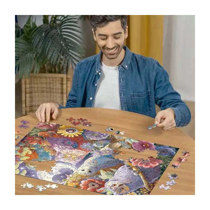 Afbeelding laden in galerijviewer, Ravensburger puzzel night owl hoot - legpuzzel - 300 large format stukjes
