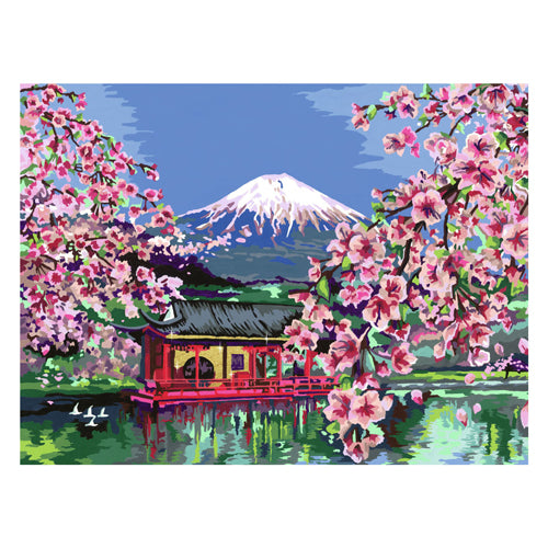 Afbeelding laden in galerijviewer, Ravensburger creart schilderen op nummer - japanese cherry blossom
