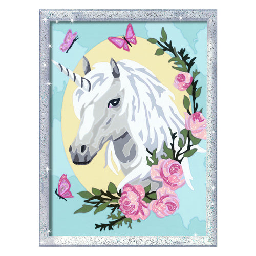 Afbeelding laden in galerijviewer, Ravensburger creart schilderen op nummer - unicorn portrait
