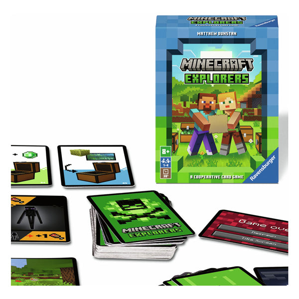 Afbeelding laden in galerijviewer, Ravensburger minecraft explorers kaartspel
