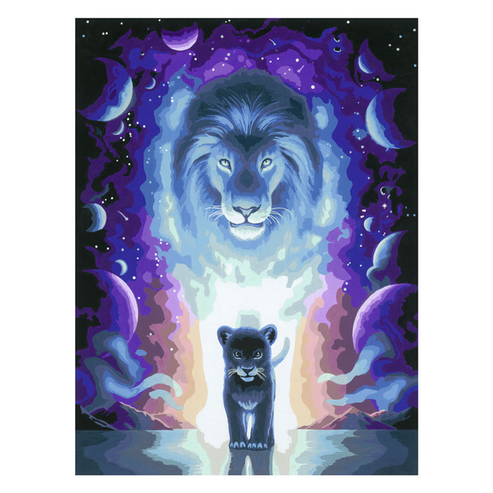 Afbeelding laden in galerijviewer, Ravensburger lion jojoesart edition - schilderen op nummer voor volwassenen
