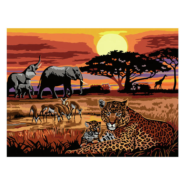 Afbeelding laden in galerijviewer, Ravensburger creart schilderen op nummer - savannah landscapes
