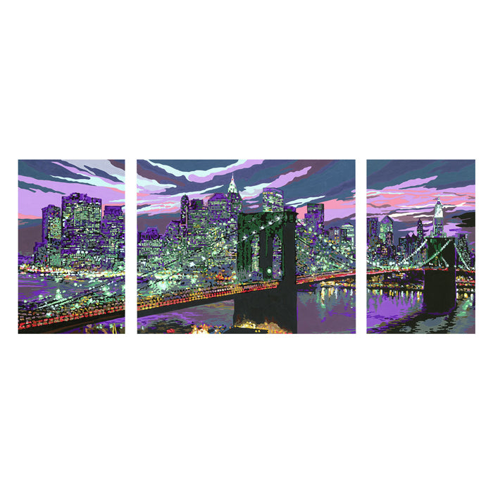 Afbeelding laden in galerijviewer, Ravensburger creart schilderen op nummer - new york skyline
