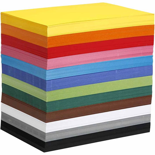 Https: www.cchobby.nl gekleurd-karton-a4-vel-210x297-mm-180-gr-diverse-kleuren-1200-div-vellen-1-doos