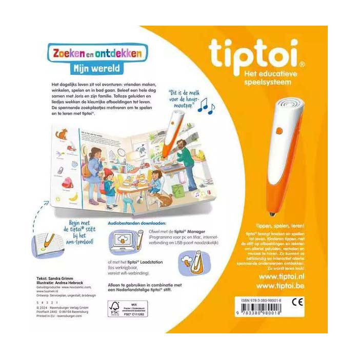 Afbeelding laden in galerijviewer, Ravensburger tiptoi boek zoeken en ontdekken: mijn wereld
