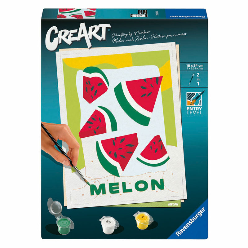 Afbeelding laden in galerijviewer, Ravensburger creart schilderen op nummer - meloen
