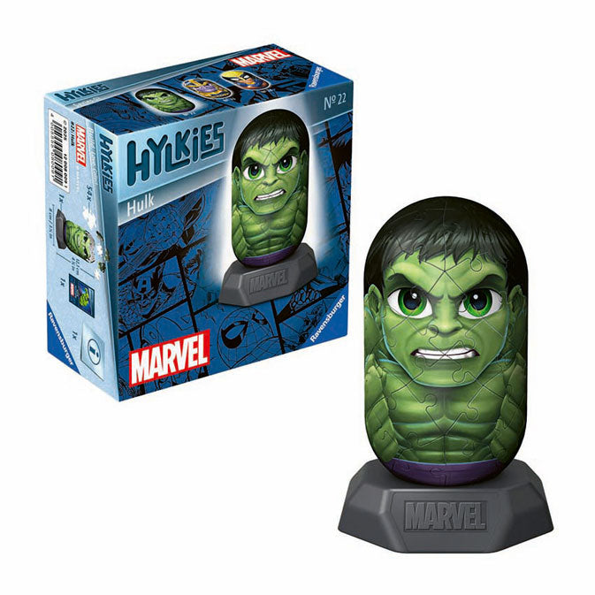 Afbeelding laden in galerijviewer, Ravensburger 3d puzzel hylkies marvel hulk, 54st.
