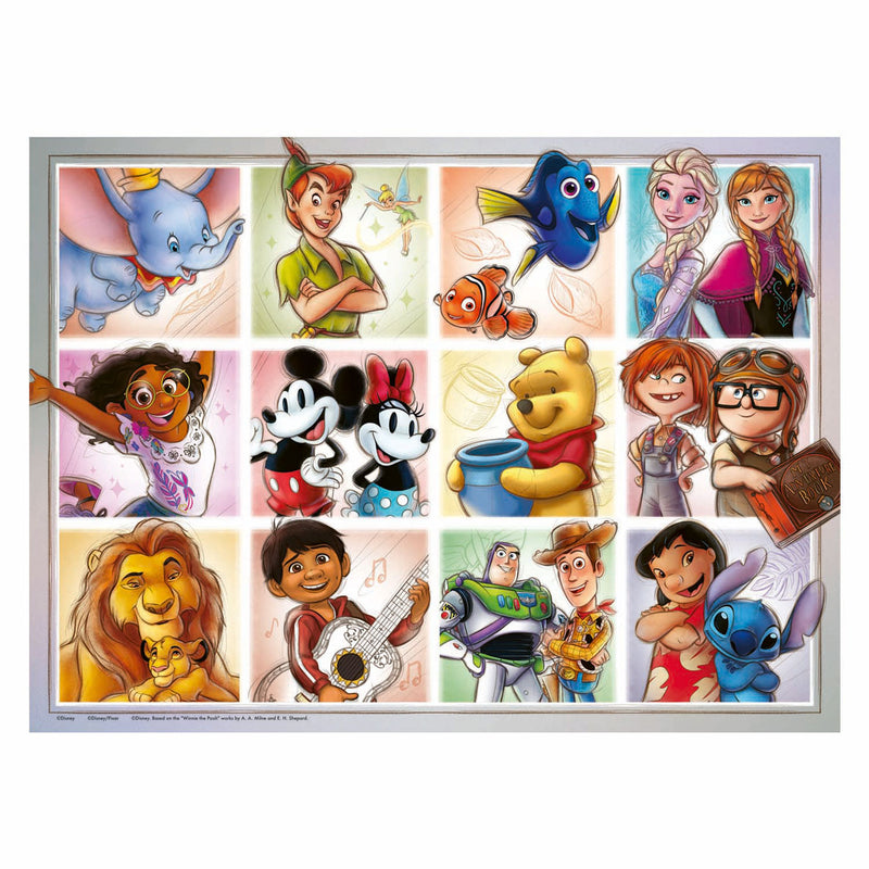 Afbeelding laden in galerijviewer, Ravensburger puzzel - disney multi character - 100 xxl stukjes
