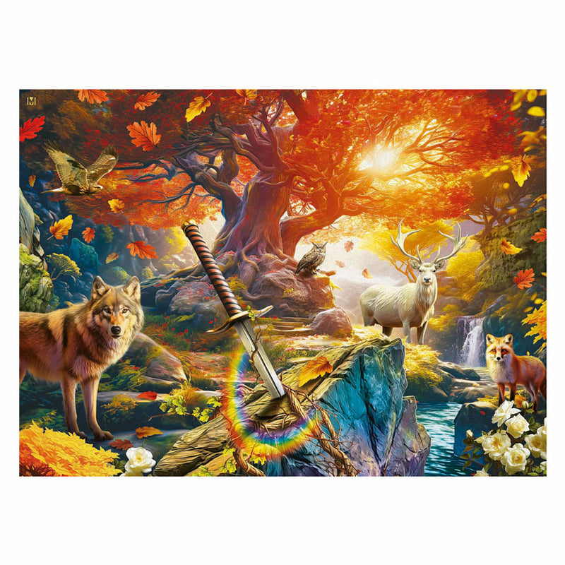 Afbeelding laden in galerijviewer, Ravensburger legpuzzel het bos van excalibur, 500st.
