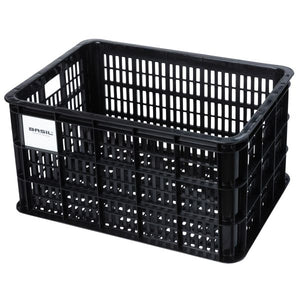 Basil fietskrat L - groot - 40 liter - zwart