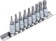 Bgs technic bit insert set 1 4 torx t10 - t50 9 pcs.