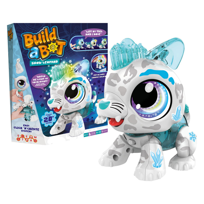 Afbeelding laden in galerijviewer, Goliath Build a Bot Lights Sneeuw Luipaard Interactieve Robot
