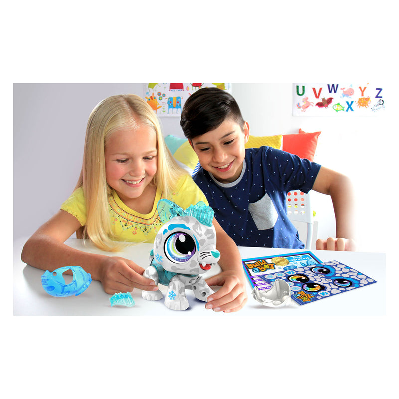 Afbeelding laden in galerijviewer, Goliath Build a Bot Lights Sneeuw Luipaard Interactieve Robot
