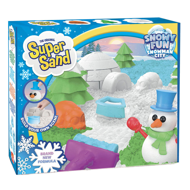 Afbeelding laden in galerijviewer, Super Sand Snowy Fun - Snowman City Speelset
