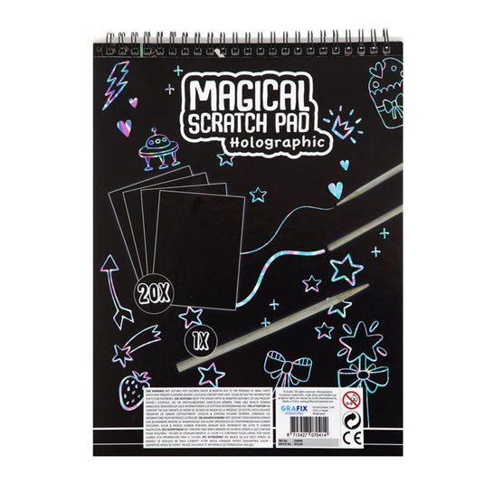 Grafix magisch krasboek a4 20 vel + pen