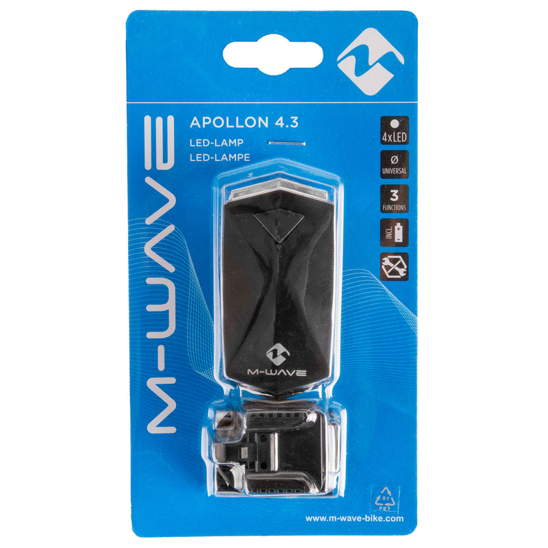 Afbeelding laden in galerijviewer, M-wave apollon 4.3 battery front light
