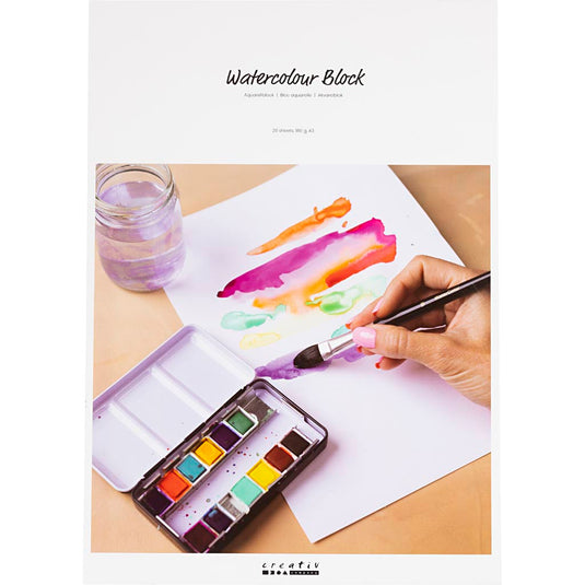 Creativ company https: www.cchobby.nl aquarelblok-a3-vel-297x420-mm-180-gr-wit-20-vel-1-stuk