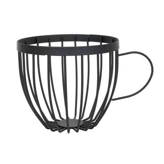 Koffiecuphouder draad koffiekop ã˜15x12,8cm
