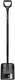 Fiskars 1066711 schep werkbreedte 230 mm d-greep